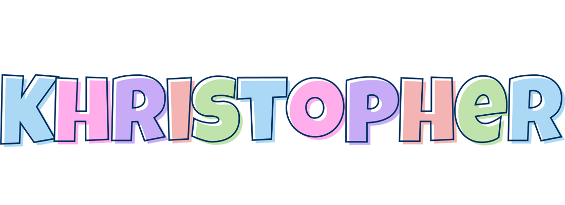 Khristopher pastel logo