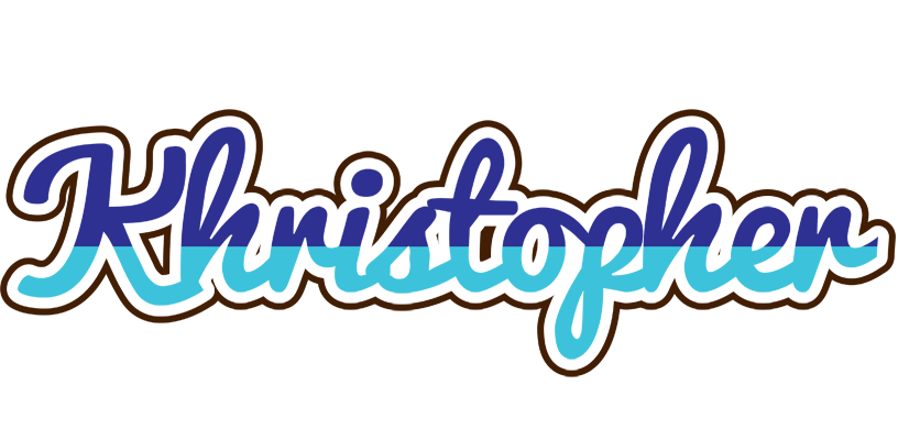 Khristopher raining logo