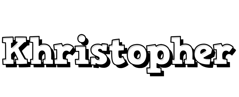Khristopher snowing logo