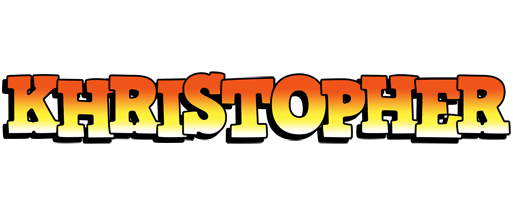 Khristopher sunset logo