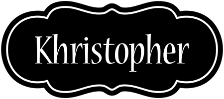 Khristopher welcome logo