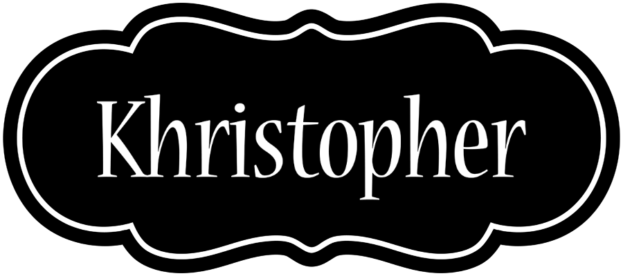 Khristopher welcome logo