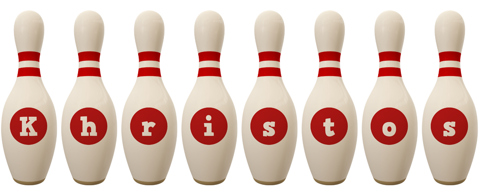Khristos bowling-pin logo