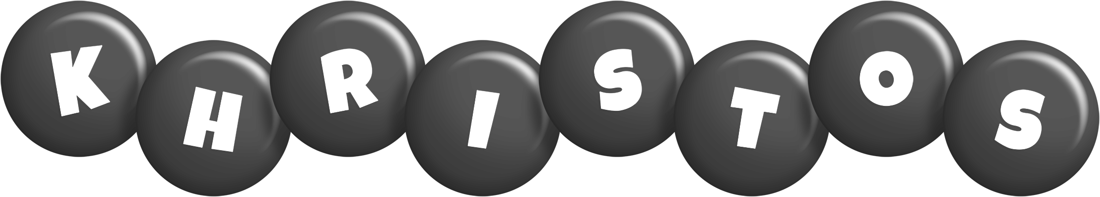 Khristos candy-black logo