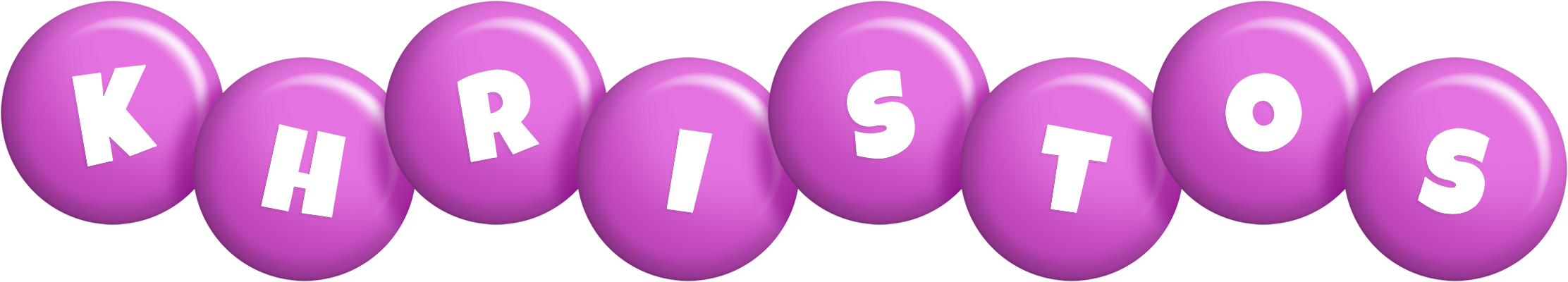 Khristos candy-purple logo