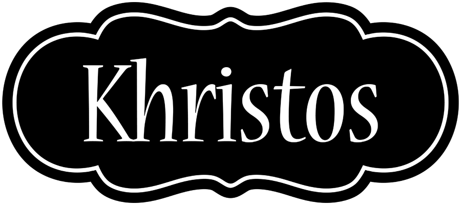 Khristos welcome logo
