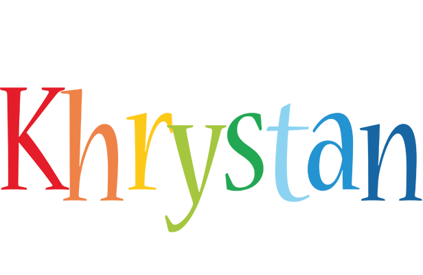 Khrystan birthday logo
