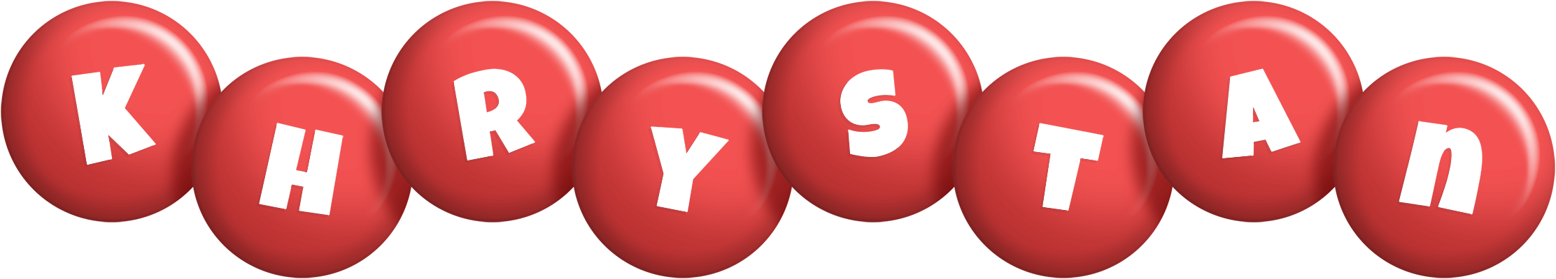 Khrystan candy-red logo