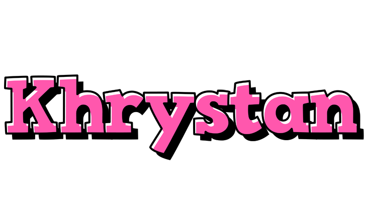 Khrystan girlish logo