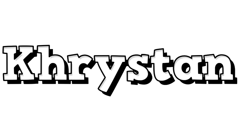Khrystan snowing logo