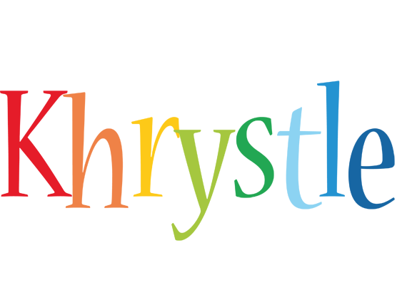 Khrystle birthday logo