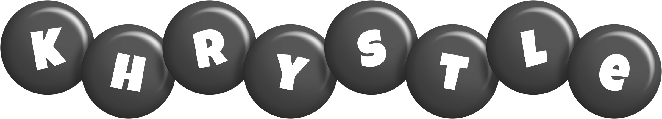 Khrystle candy-black logo