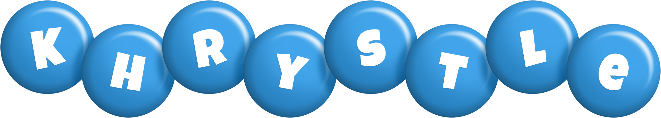 Khrystle candy-blue logo