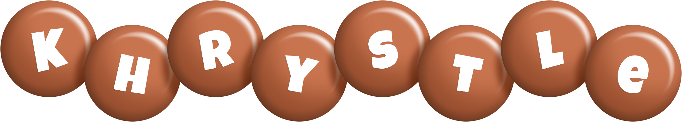 Khrystle candy-brown logo