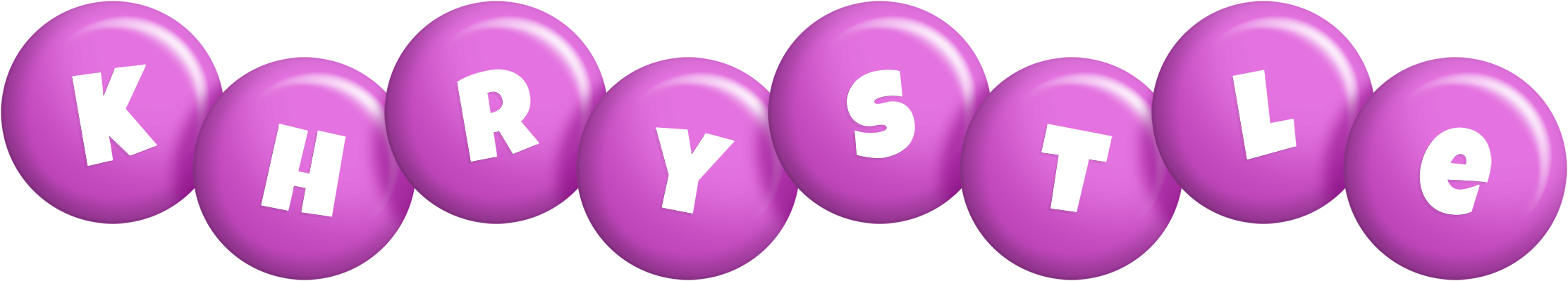 Khrystle candy-purple logo