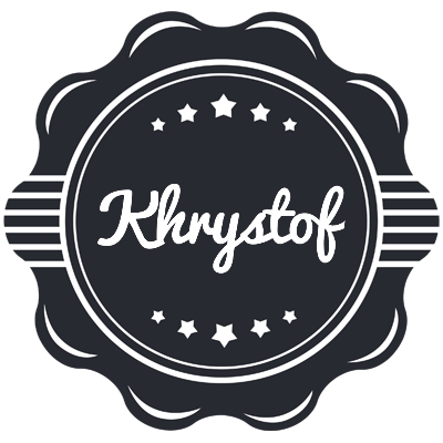 Khrystof badge logo