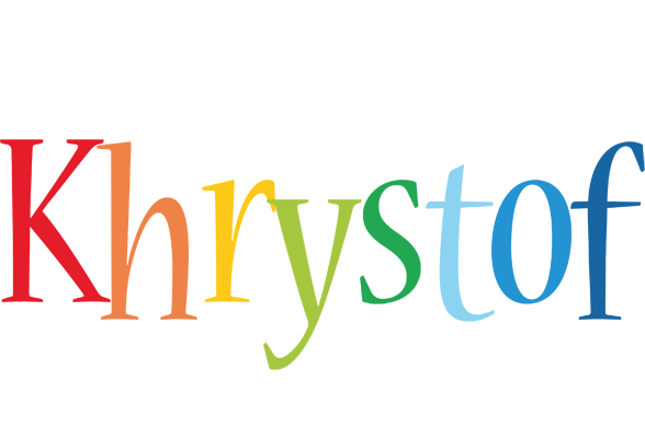 Khrystof birthday logo