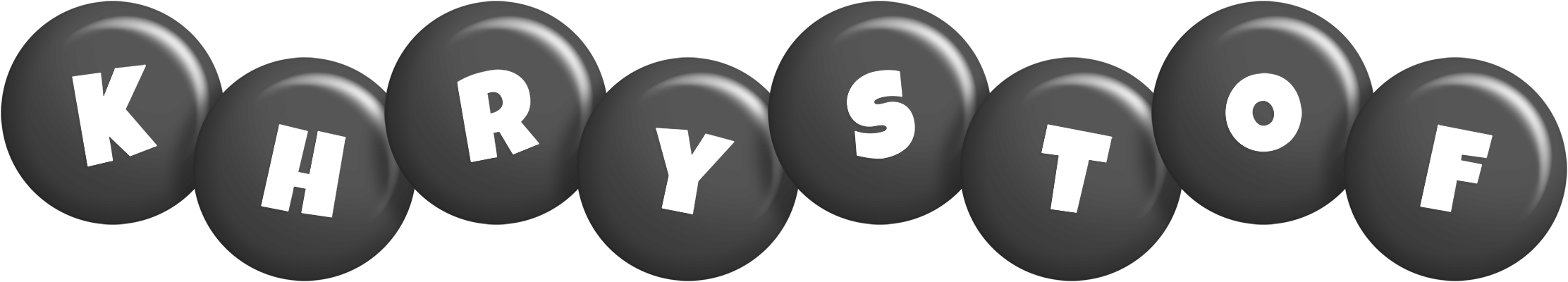 Khrystof candy-black logo