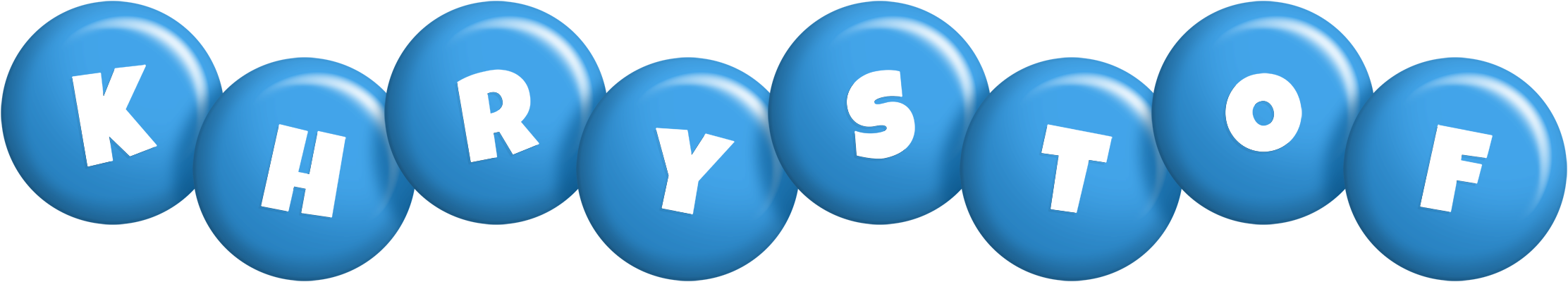Khrystof candy-blue logo