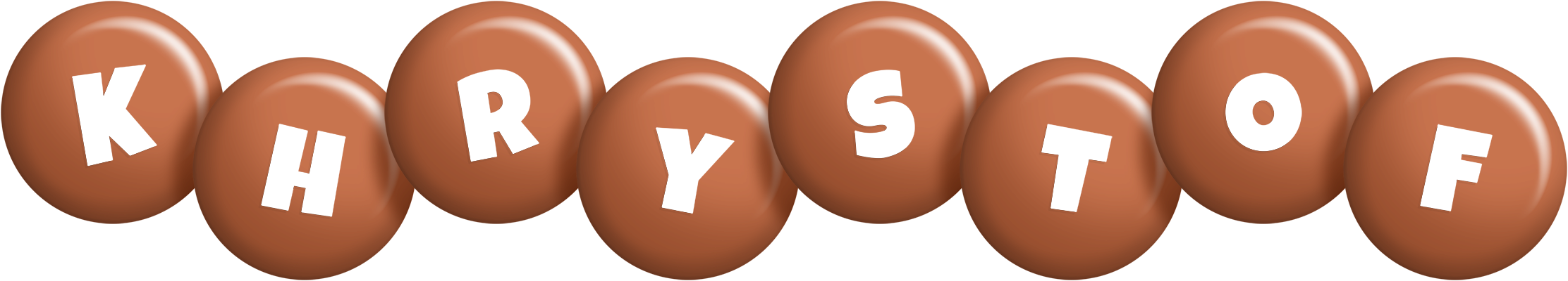 Khrystof candy-brown logo