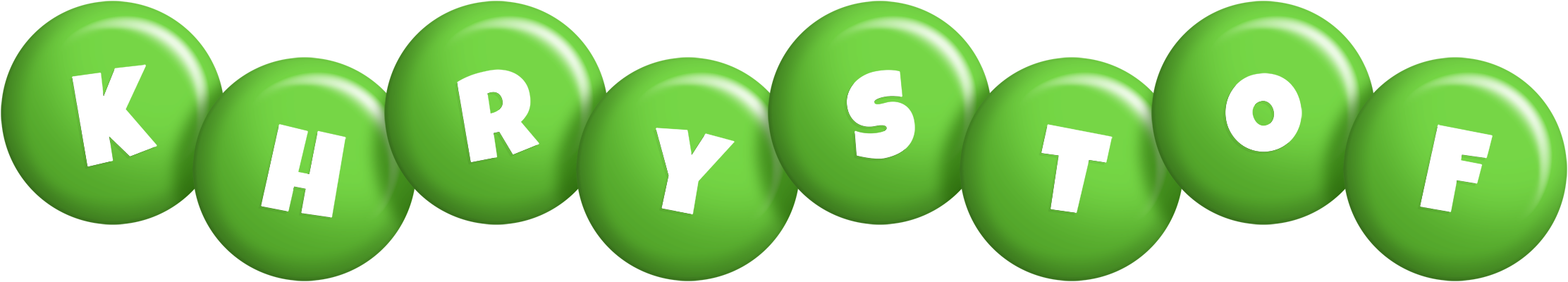 Khrystof candy-green logo