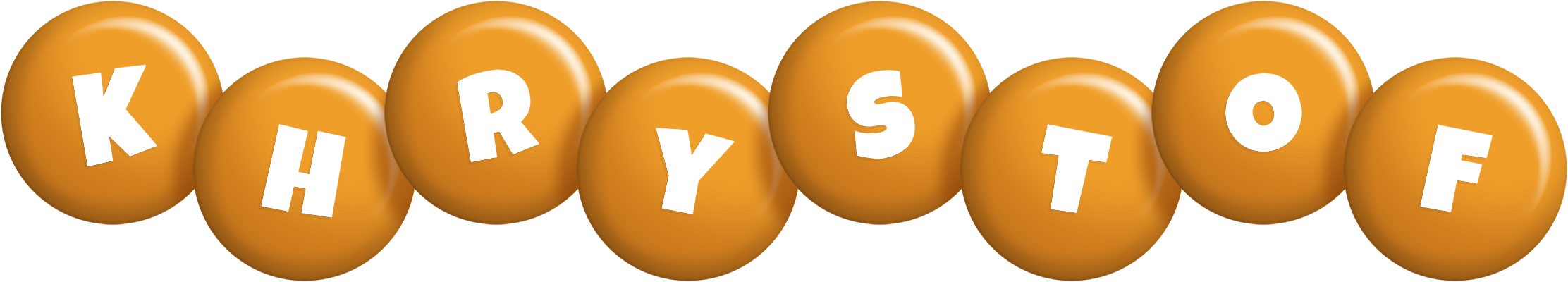 Khrystof candy-orange logo