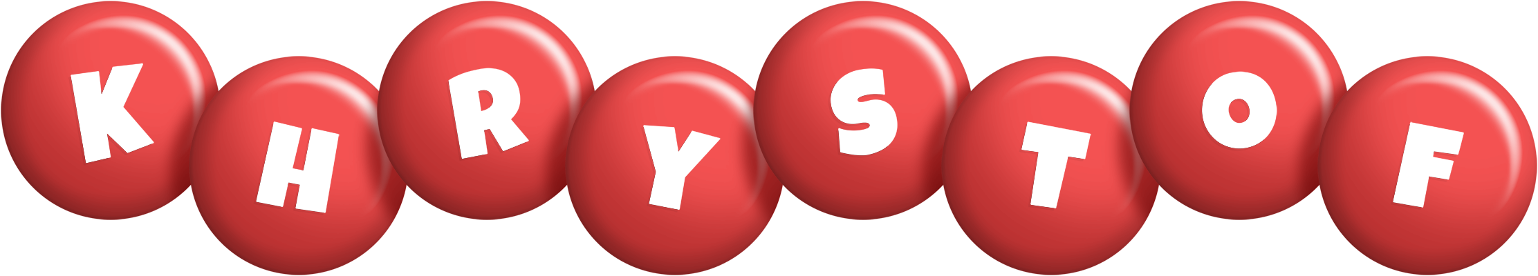 Khrystof candy-red logo