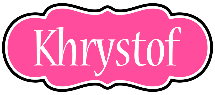 Khrystof invitation logo