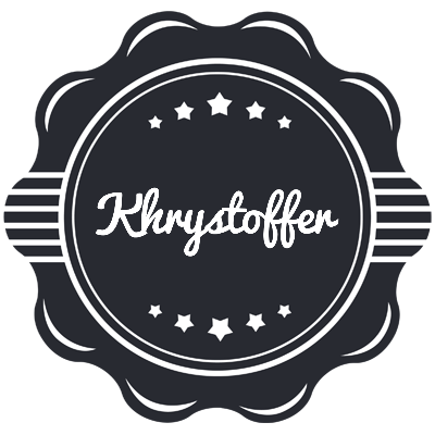 Khrystoffer badge logo