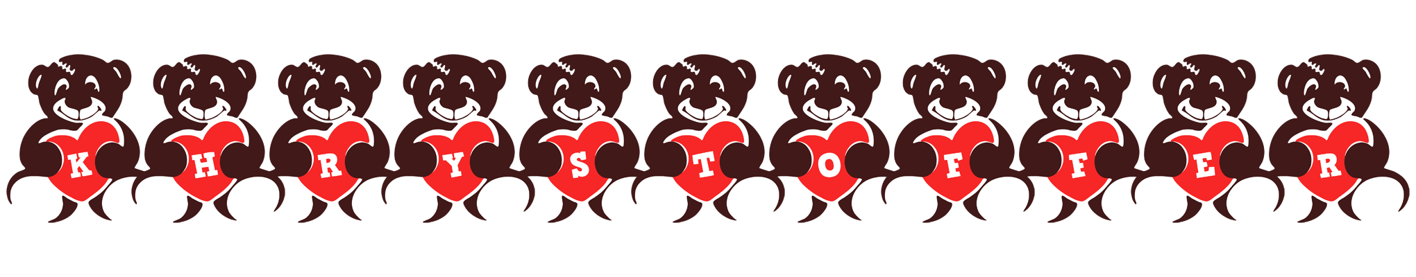 Khrystoffer bear logo