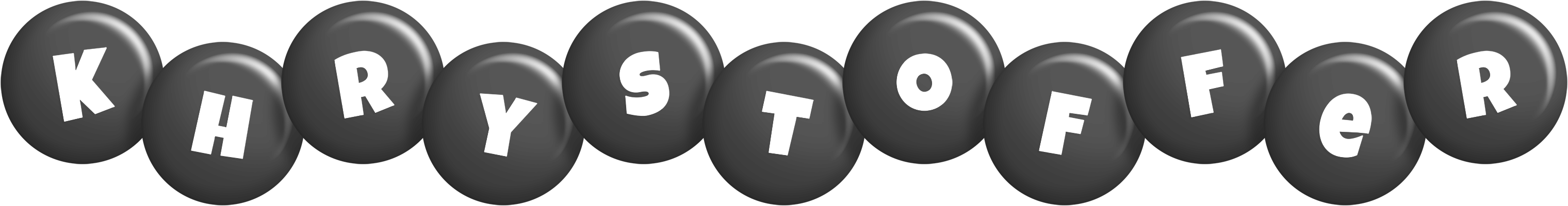 Khrystoffer candy-black logo