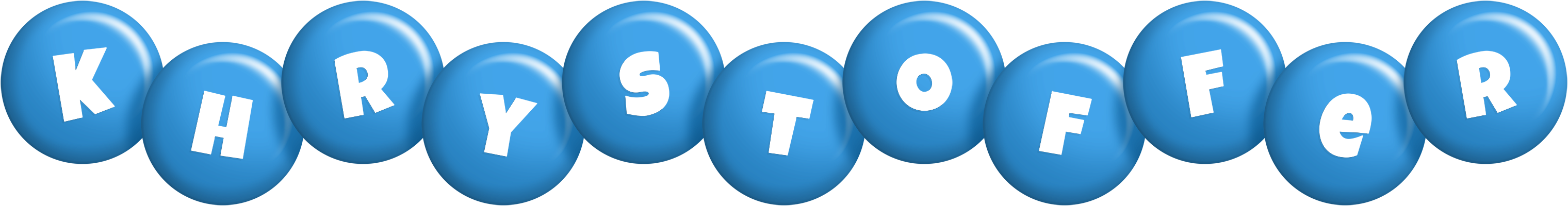 Khrystoffer candy-blue logo