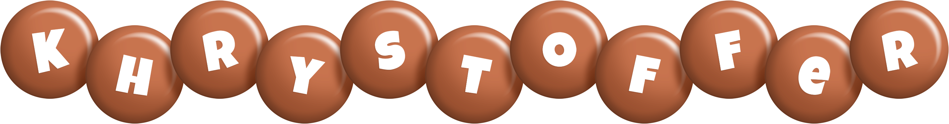 Khrystoffer candy-brown logo