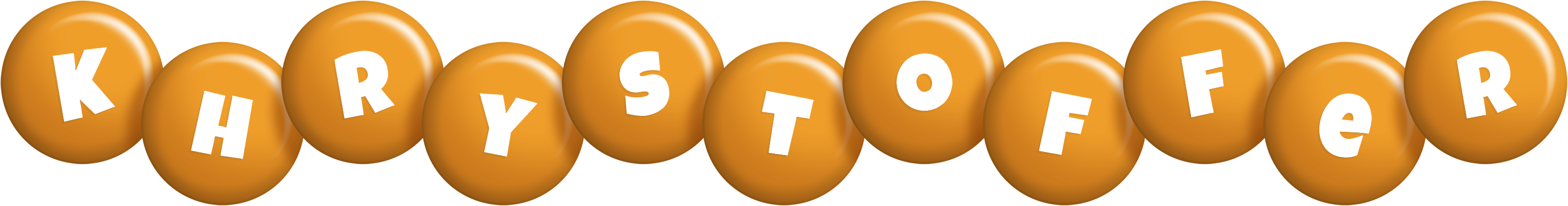 Khrystoffer candy-orange logo