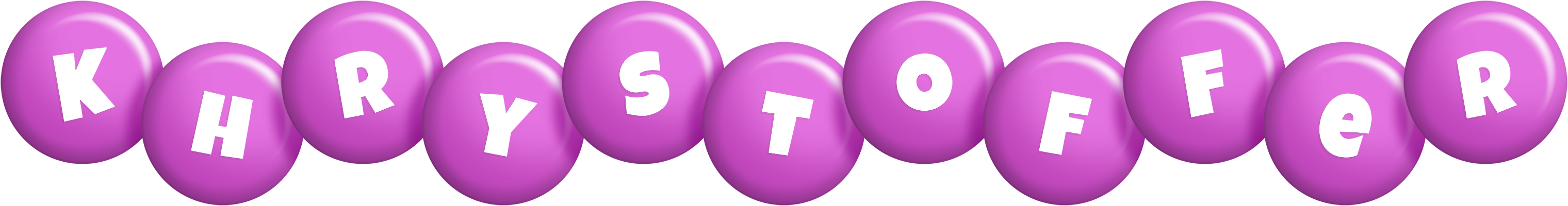 Khrystoffer candy-purple logo