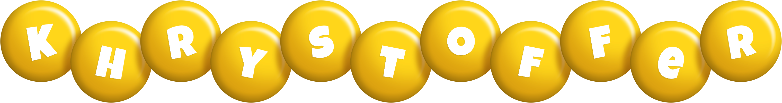 Khrystoffer candy-yellow logo