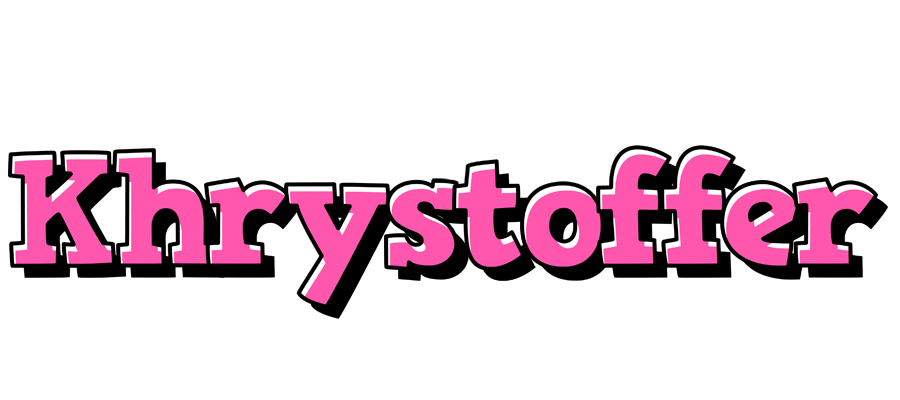 Khrystoffer girlish logo
