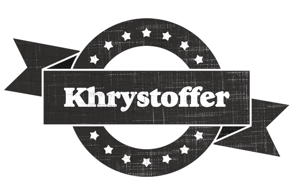 Khrystoffer grunge logo