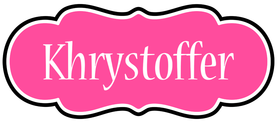 Khrystoffer invitation logo