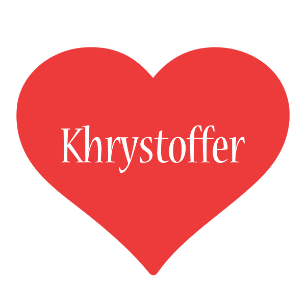 Khrystoffer love logo