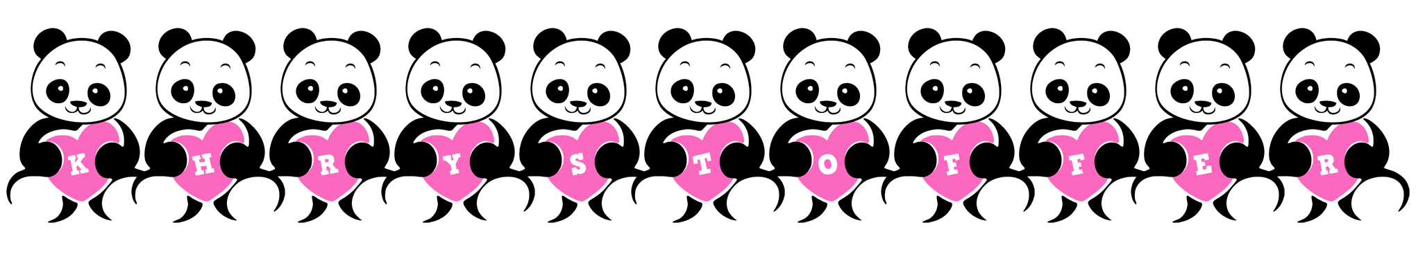 Khrystoffer love-panda logo