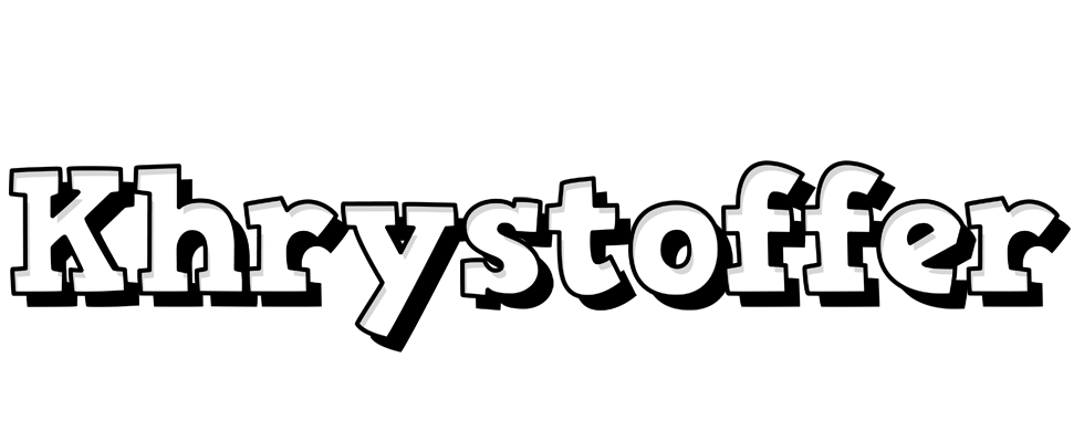 Khrystoffer snowing logo