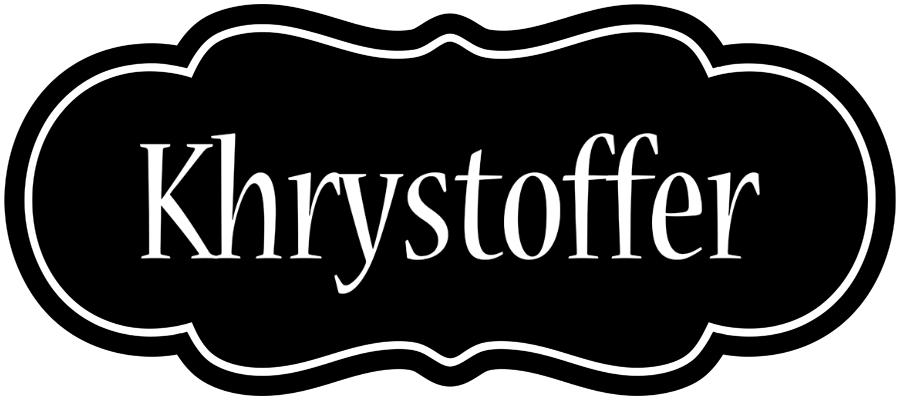 Khrystoffer welcome logo