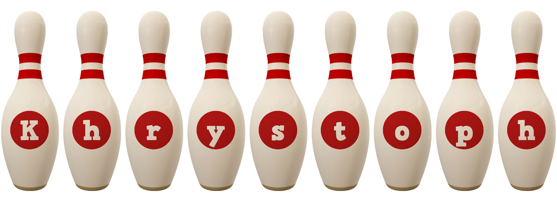 Khrystoph bowling-pin logo