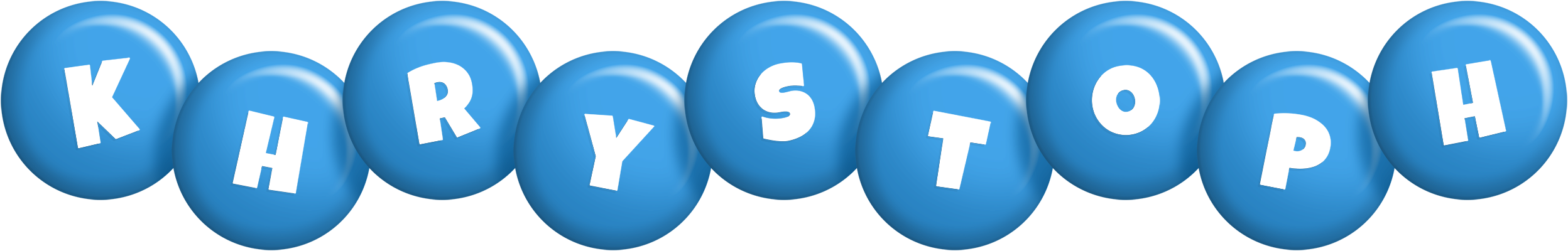 Khrystoph candy-blue logo