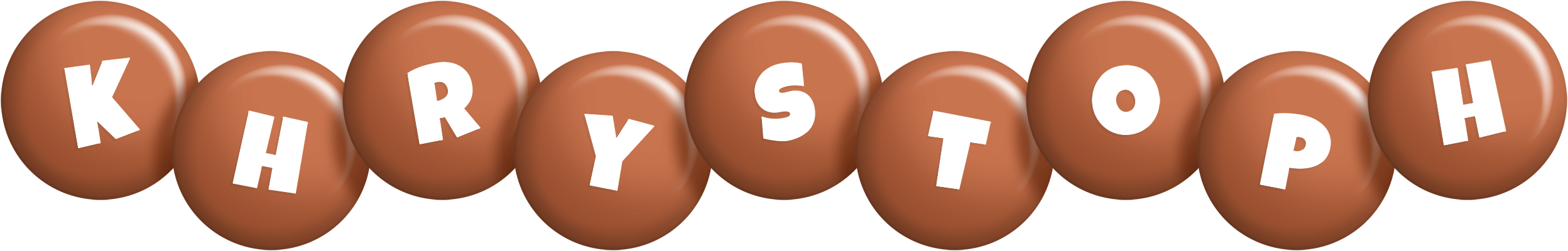 Khrystoph candy-brown logo
