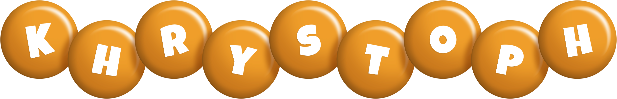 Khrystoph candy-orange logo