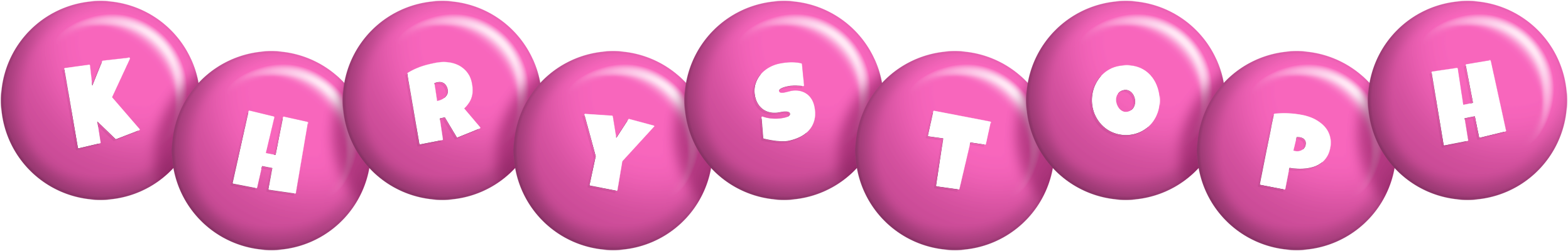 Khrystoph candy-pink logo