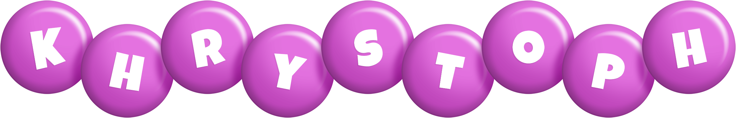 Khrystoph candy-purple logo