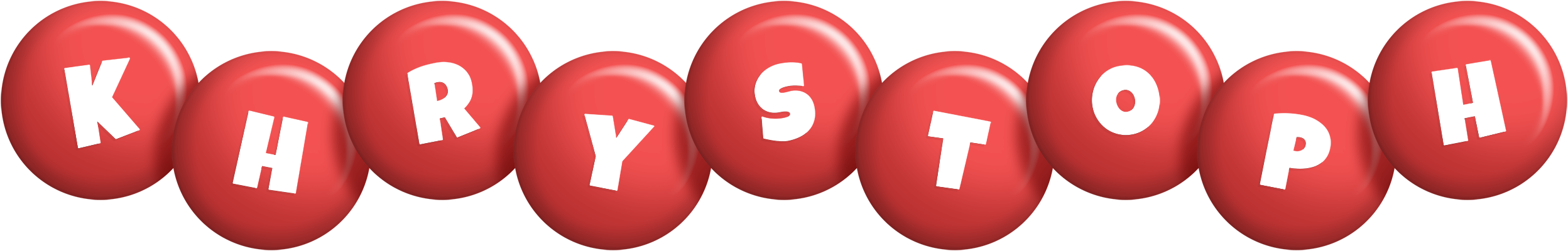 Khrystoph candy-red logo